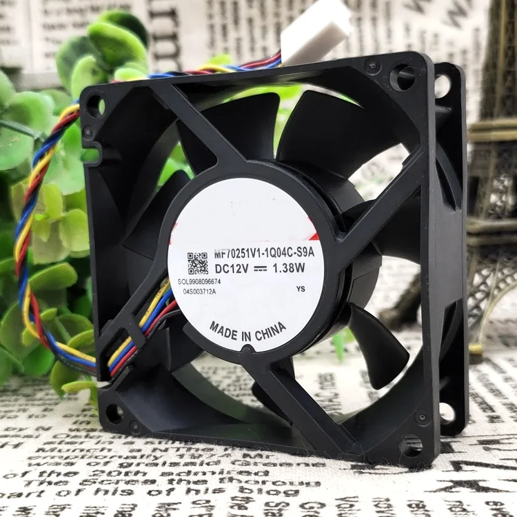 

Совершенно новый оригинальный Φ 7025 12V 3,17 W, бесшумный 4-проводной вентилятор