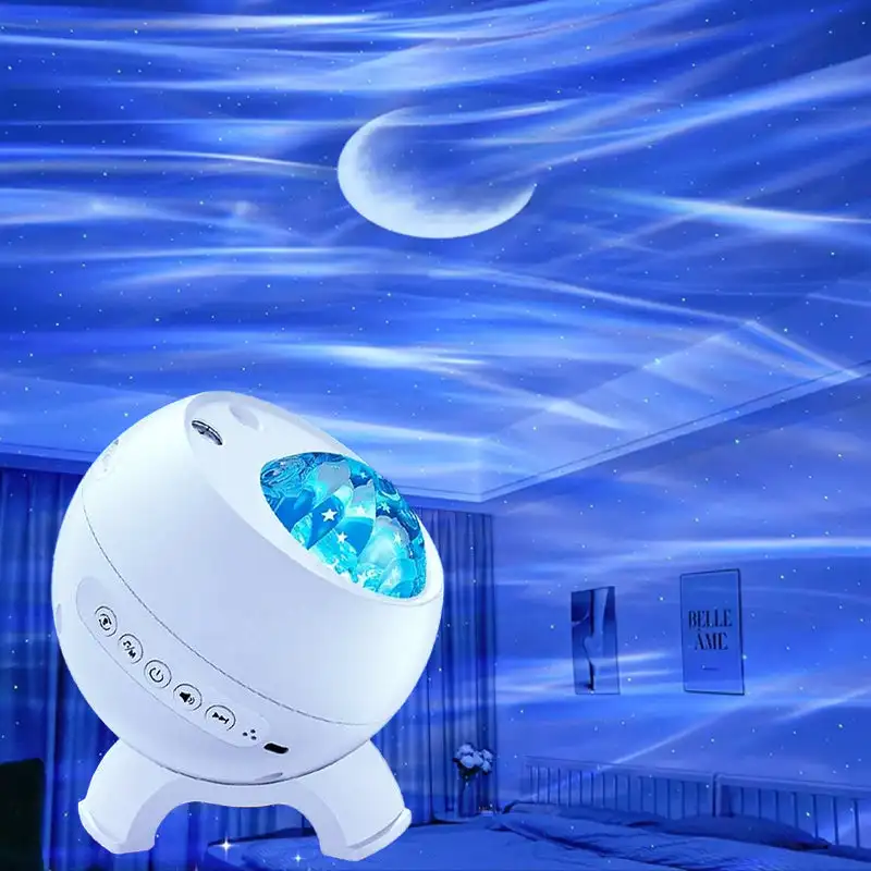 

Starry Galaxy Projection Lamp Aurora Star Projector Built-in Bluetooth Speaker Night Light Projector for Kids Adults Room Decor