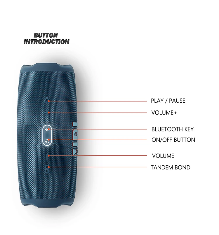 100% оригинальный JBL CHARGE5 Портативный беспроводной Bluetooth-Динамик Xtreme 3 сабвуфер IP67