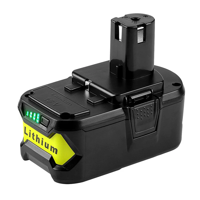 Фото Литий-ионный аккумулятор высокой емкости 18 в 28000 мАч для Ryobi Hot P108 RB18L40, аккумуляторная батарея для электроинструмента Ryobi ONE №3