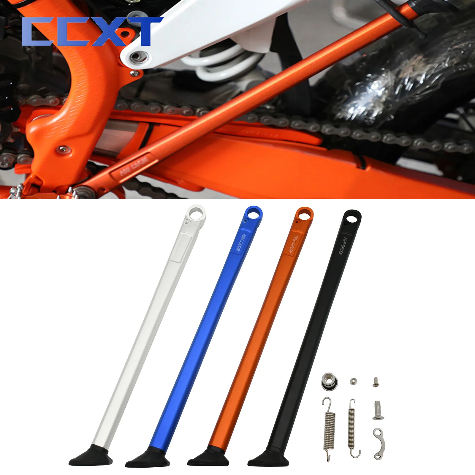 

Kickstand Side Stand and Spring For KTM EXC250 EXC450 SXF250 SXF450 XCF250 XCF450 SX SXF XC XCF XCW EXC EXCF 2008-2014 2015 2016
