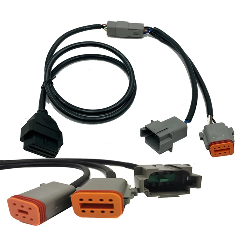 Диагностическая соединительная проводка морского двигателя кабель Obd2 6 +