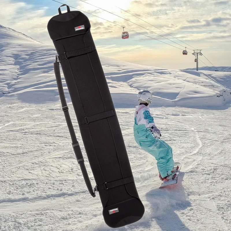 

Ski Snowboard Bag Scratch-Resistant Backpack Monoboard Plate Protective Case Skiing Snowboarding Snowboards Skis Carry Bag