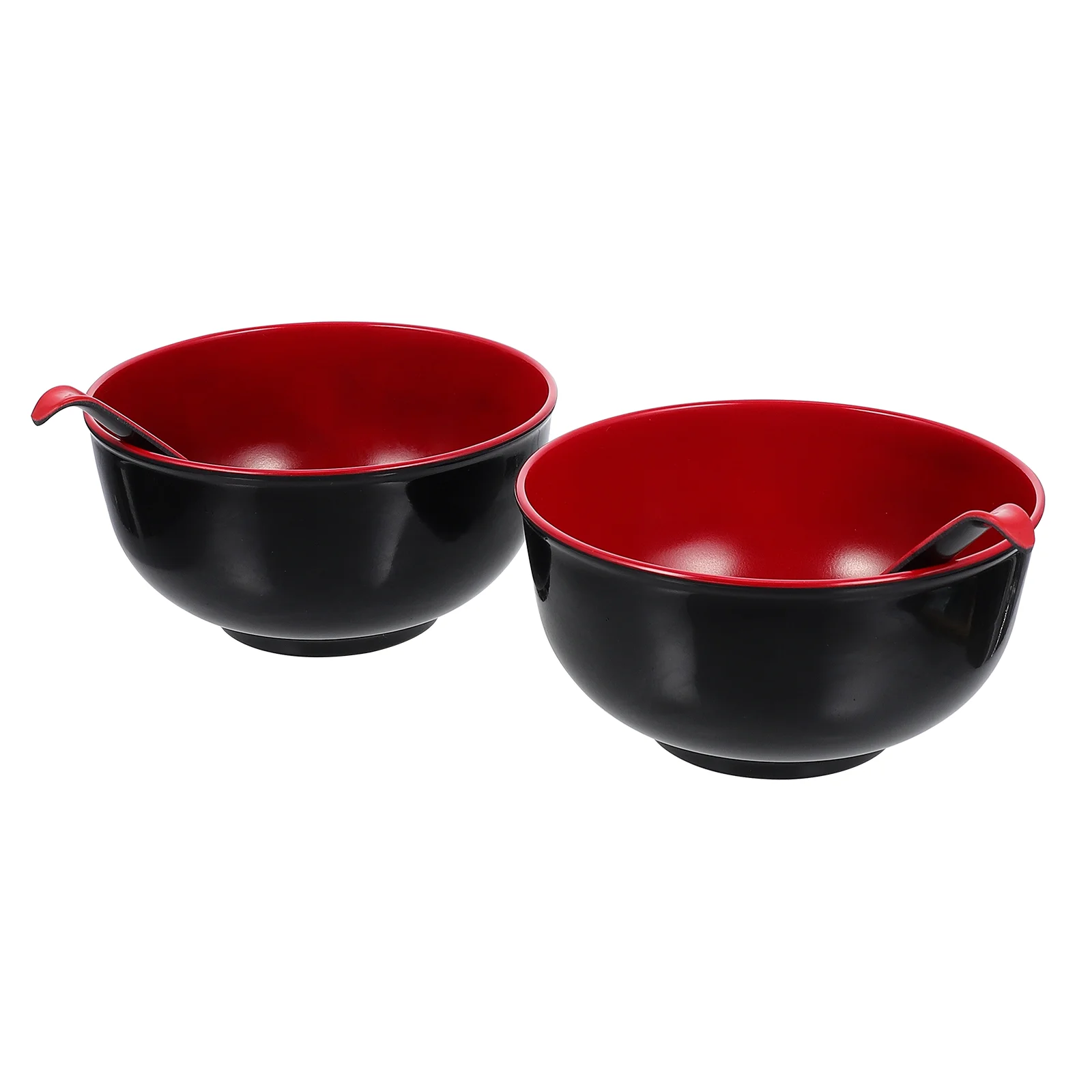 

Bowl Bowls Ramen Soup Noodle Japanese Melamine Spoon Udon Traiditional Cups Deep Phosalad Decorative