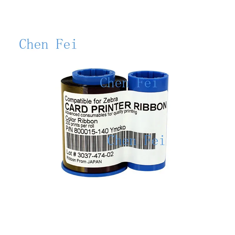 Новая лента YMCKO 800015-140 200 шт./рулон для принтера Zebra P300C P310C P520C P720C