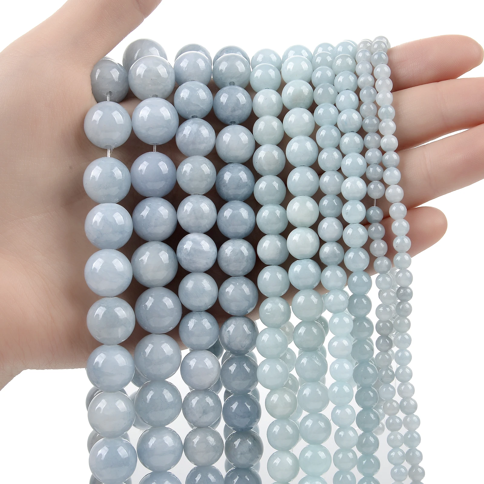 

Светильник-голубой топаз, бусина, круглые кристаллы, свободного размера, для изготовления браслетов, ожерелий, ювелирных изделий «сделай са...