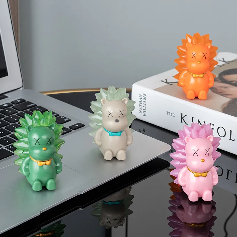 

Mini Cartoon Bear Figurine Miniaturas Desk Ornaments Cute Animal Statue Miniatures Kids Room Decor for Home Office Garden Gift