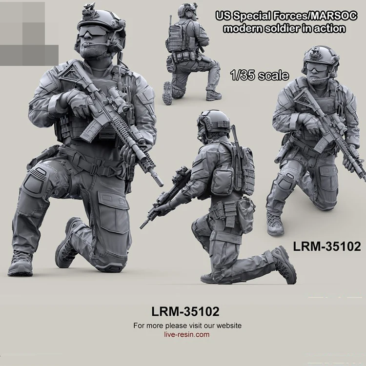 

Модель Фигурки GK из смолы 1/35 года, солдат спецназа США/современный солдат MARSOC в действии, фигурка 1, несобранный и Неокрашенный комплект