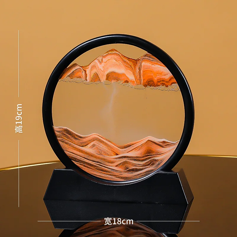 

Simple Modern Home Decoration Hourglass Glass Handicraft Quicksand Painting Creative Birthday Gift Housewarming Gift Ornament 02