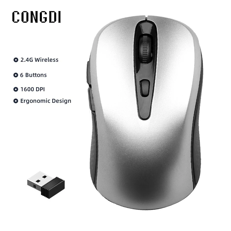 Беспроводная компьютерная мышь 2 4G Портативная беспроводная Оптическая с 4