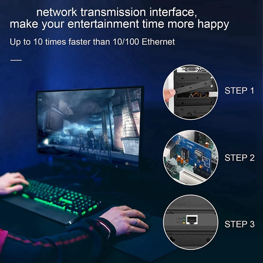 

Двухпортовая PCIe Gigabit сетевая карта 1000M PCI Express Ethernet адаптер для Windows/Windows Server/Linux/Freebsd /DOS