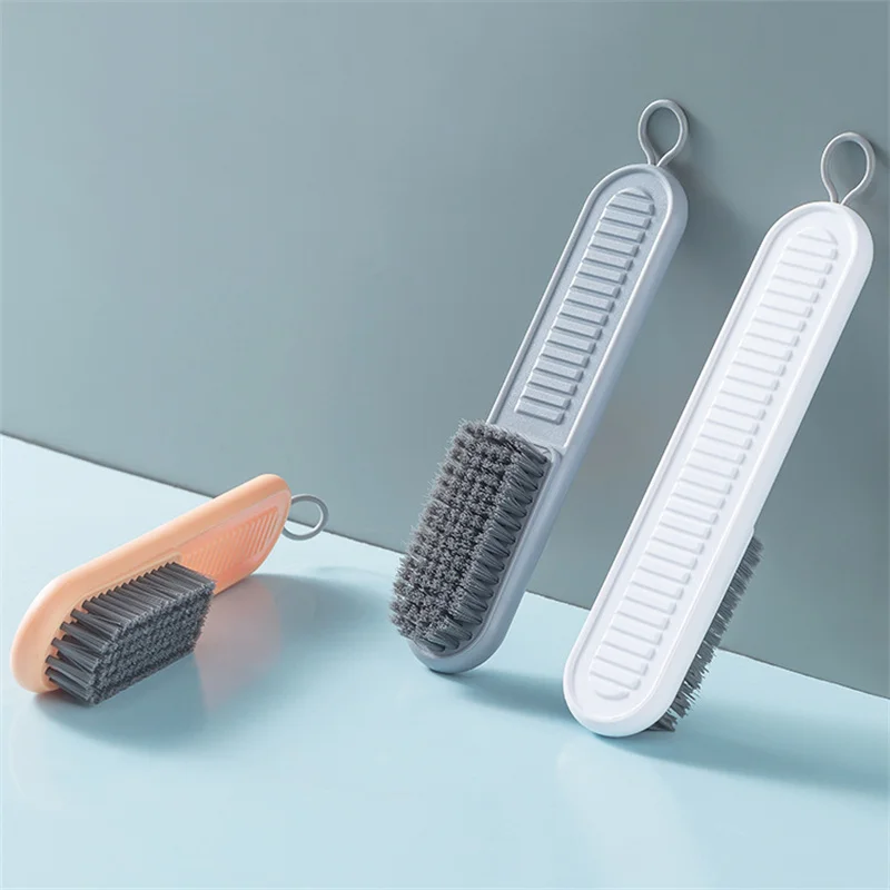 

Long Handle Can be Hanging Cleaning Brush Portable Washing Brush Dense Soft Bristles Household Cleaner Accessories for Shoes
