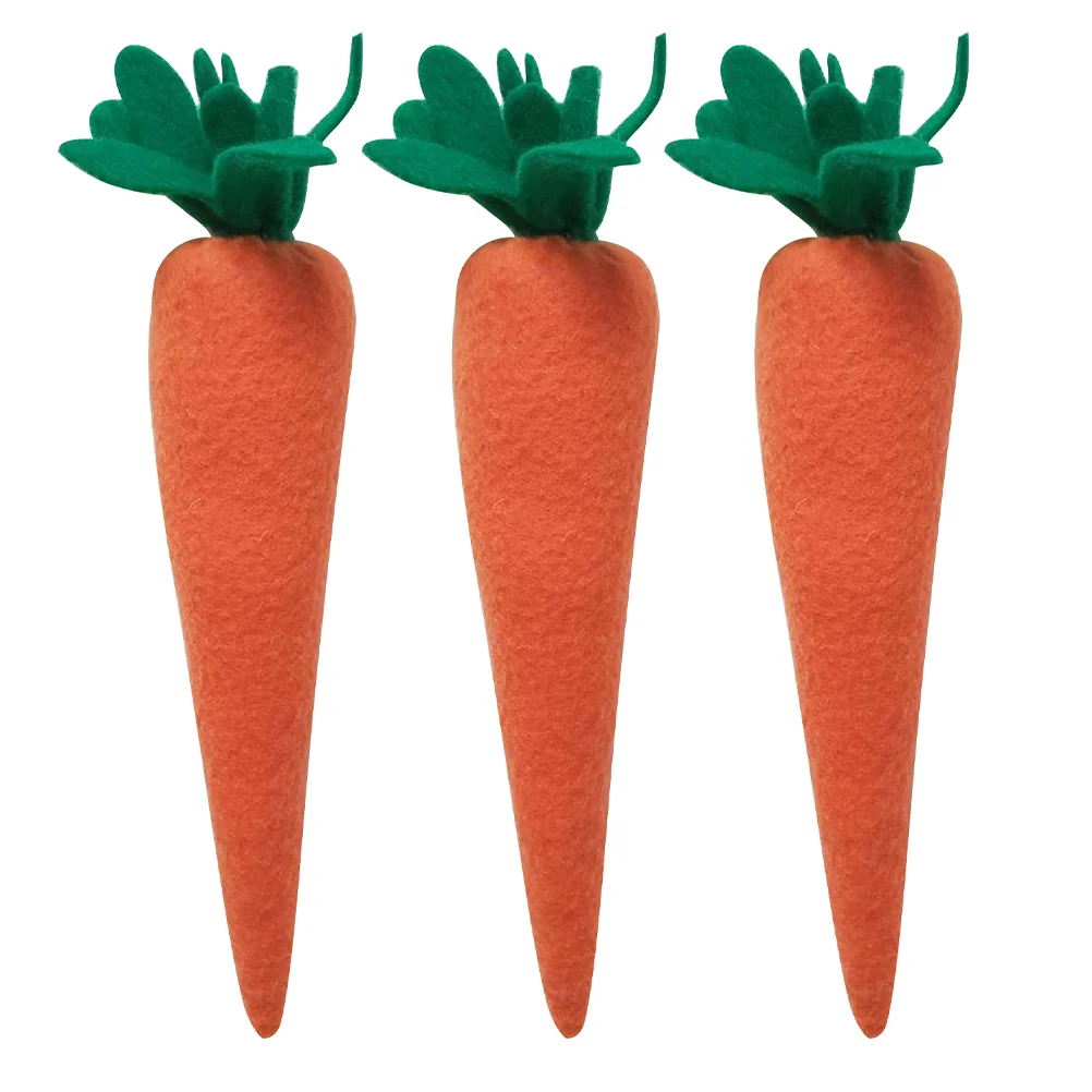

Carrot Easter Carrots Plush Decorationvegetables Suppliesadornmentskids Pillow Festival Faux Gift Fake Felt Cloth Props Photo