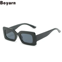 boyarn 2022 new box sunglasses amazon hot jelly color box glasses fashion shades ins sunglasses women