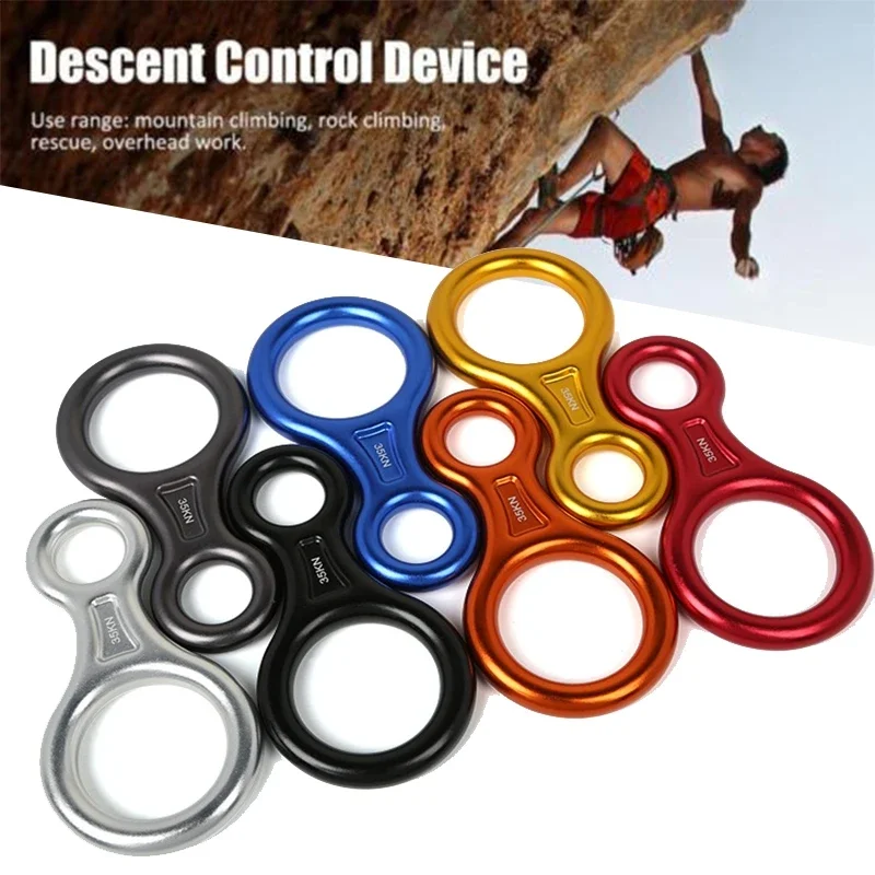 Карабин для скалолазания 8 форм такелаж спусковое устройство алюминиевая