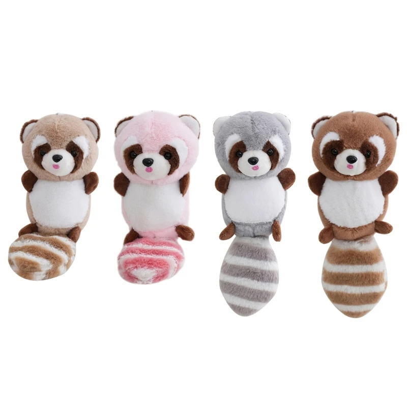 

Mini Raccoon Keychain Women Girl Purse for Handbag Decors Accessories