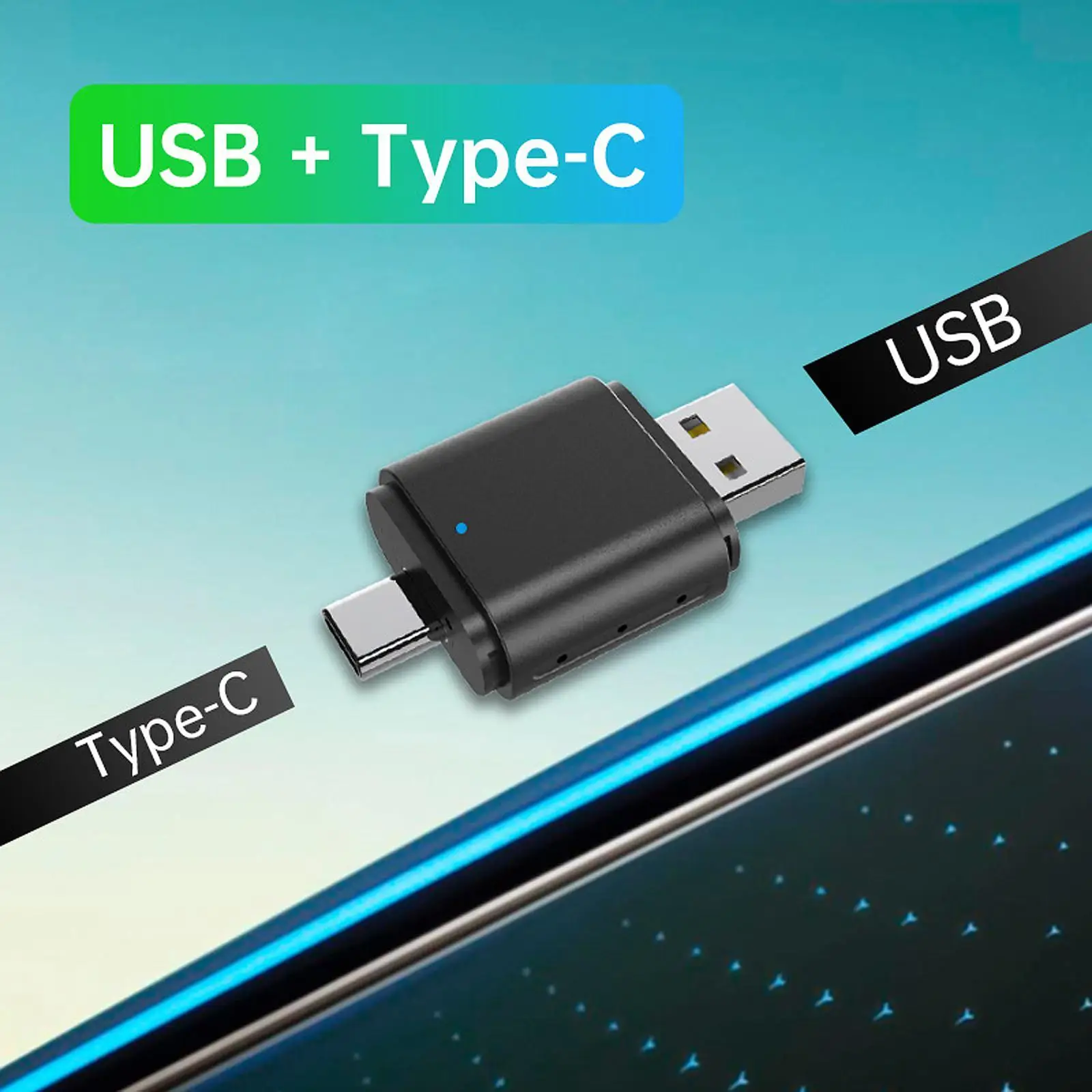 Компактный беспроводной адаптер Carplay для автомобиля iOS Android