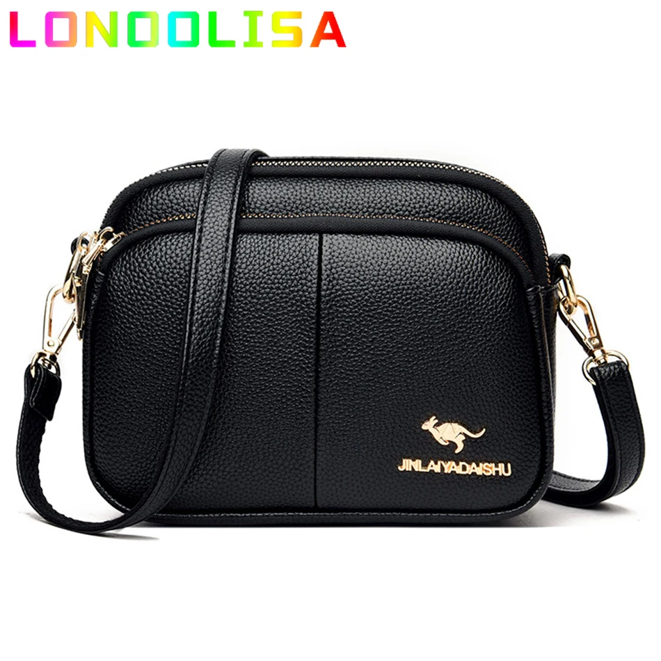 S For High Quality Women 2022 Messenger Bags Leather Female 