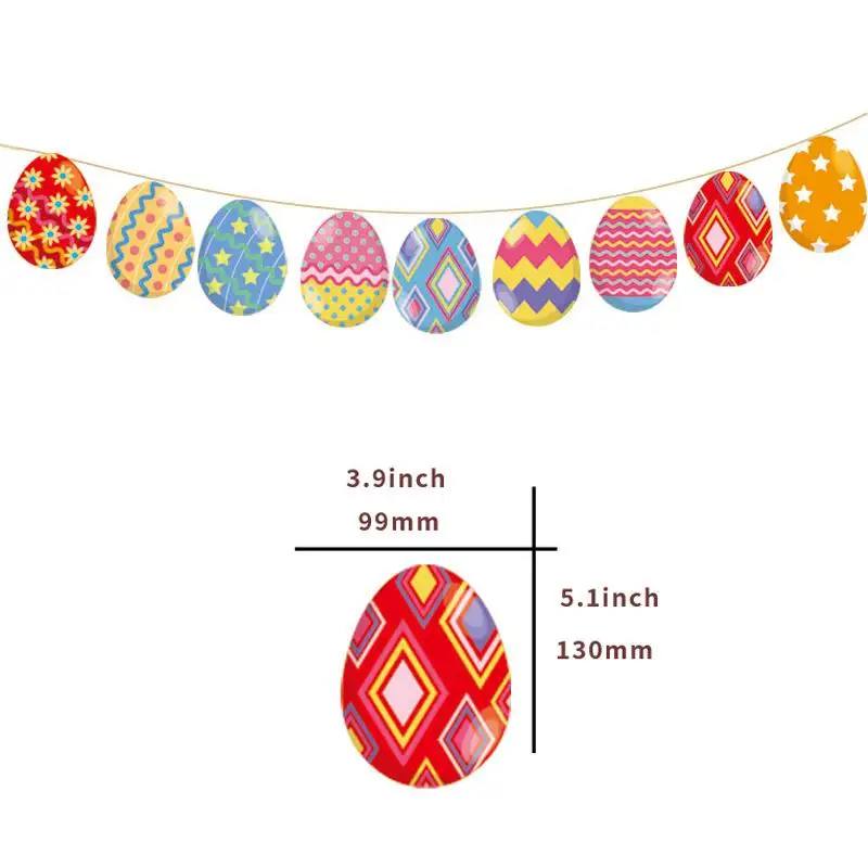 

Пасхальный джутовый баннер 3 м XUANGOUXGCN