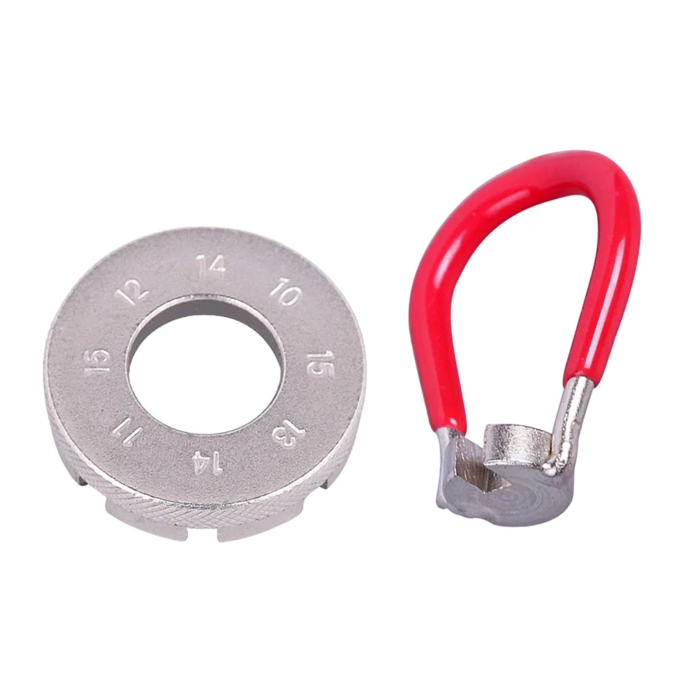 

2pcs Bike Spoke Tool Spoke Cycling Pocket Tools Bike Rim Correct (Random Carved Word)