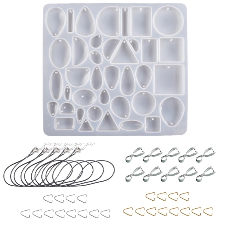 

MXME Handmade Fashion Jewelry Resin Molds for Resin Jewelry Making Pendant Craft
