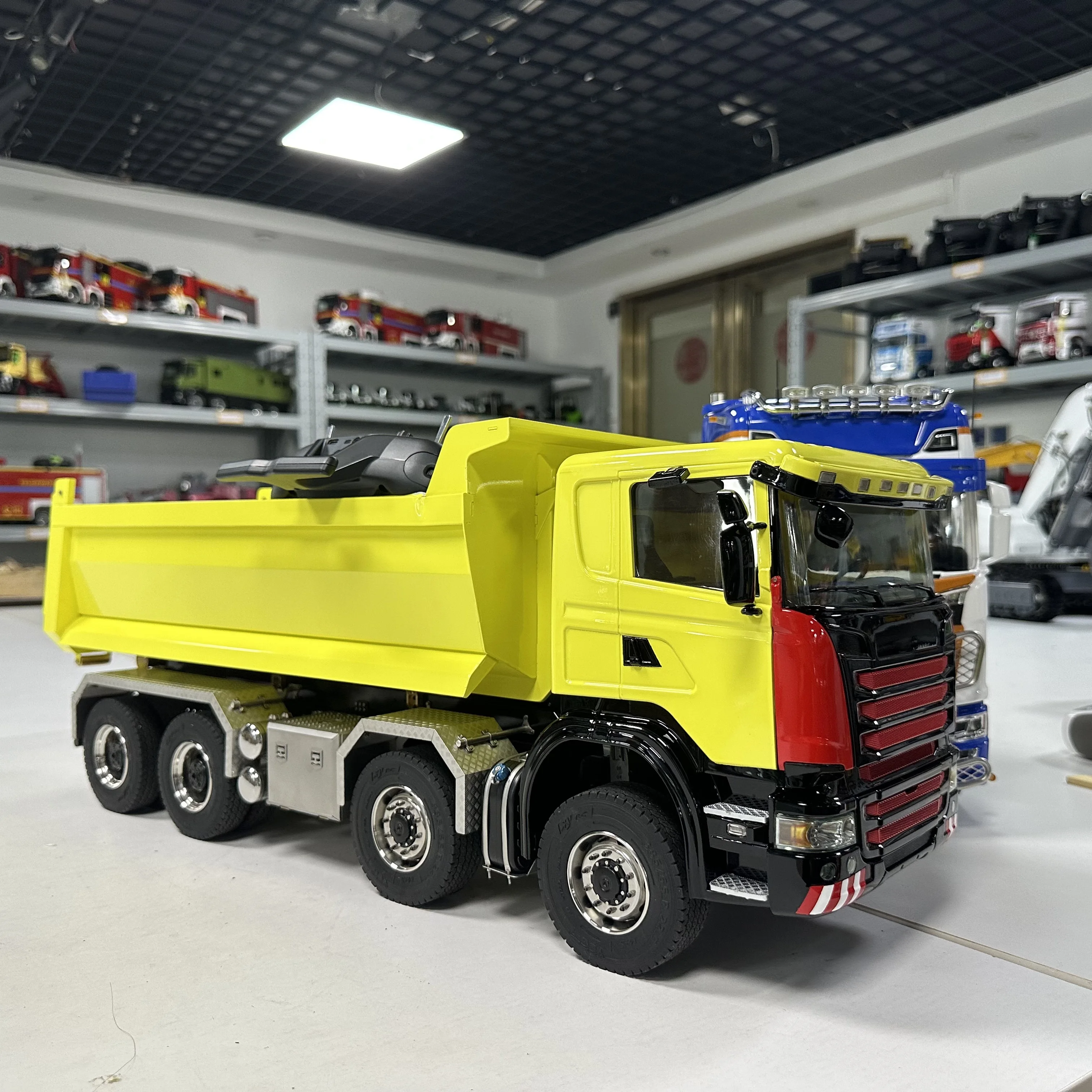8x8 RC гидравлический самосвал 1/14 пульт дистанционного управления металлический