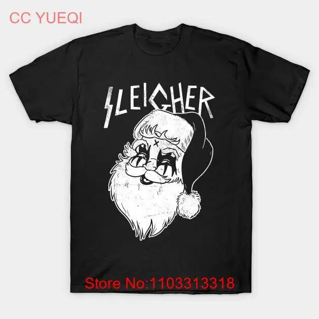 Футболка Sleigher Black Metal Santa Clause Made in Australia S-5XL