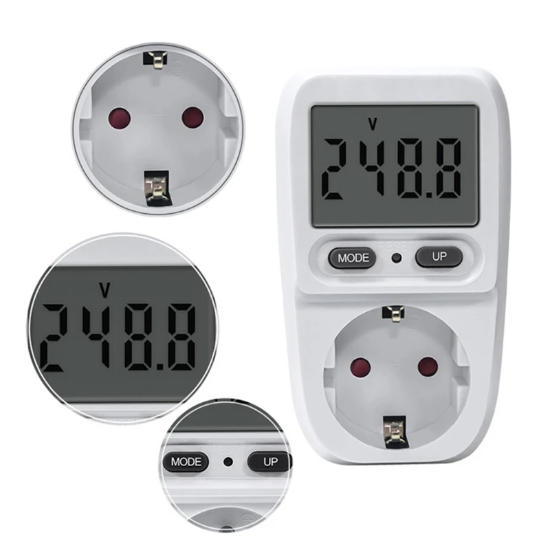 

Измеритель стоимости энергии измеритель мощности с защитой от перегрузки ЖК-экрана Максимальная мощность 3680 Вт компактный размер