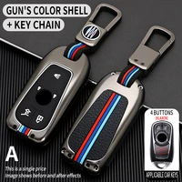 alloy car key cover case shell key bag for buick envision verano gs 20t 28t encore new lacosse for opel astra k accessories