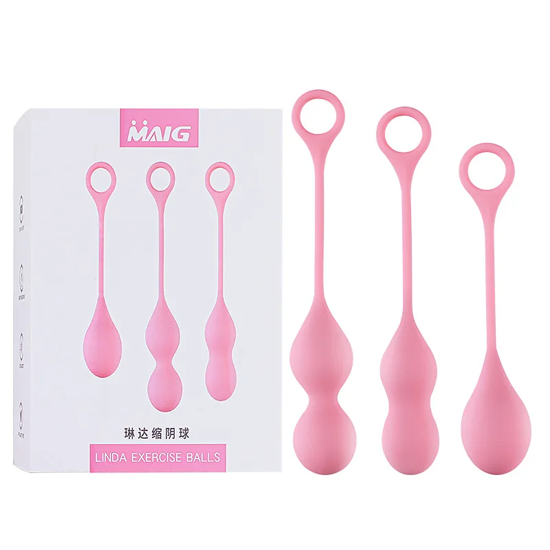 

3 Pcs Set Silicone Kegel Balls Exerciser for Women Bladder Pelvic Floor Beginners & Advanced Strengthen Postpartum Recovery