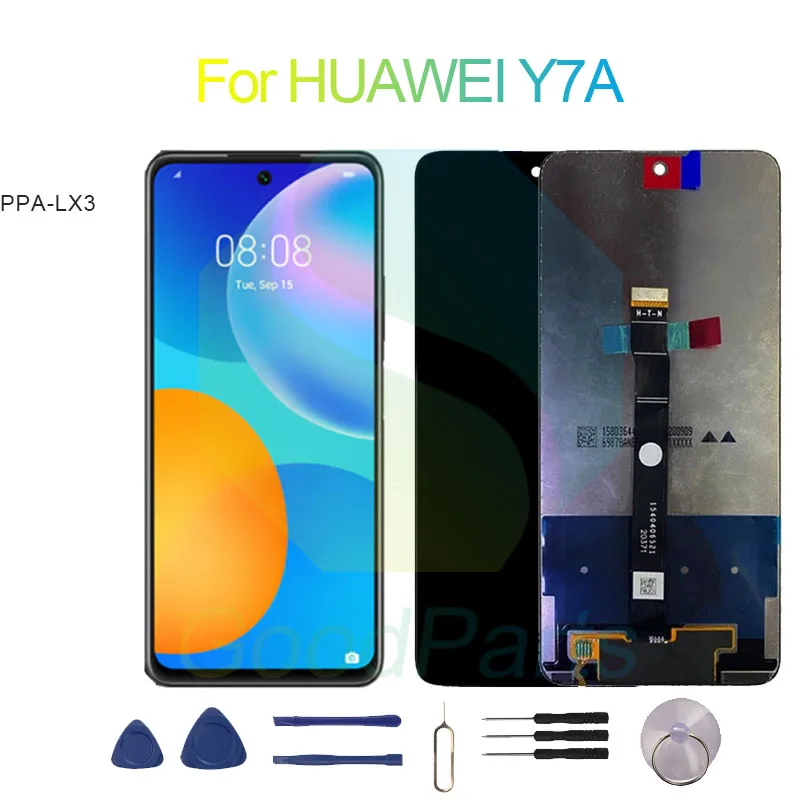 Для HUAWEI Y7A ЖК-дисплей экран 6,67 PPA-LX3 Y7A сенсорный дигитайзер в сборе Замена
