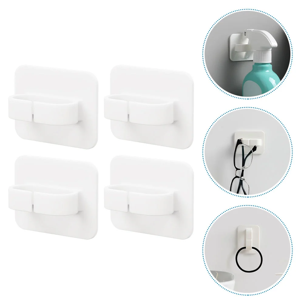 

Bottle Spray Hooks Wall Adhesive Hanger Holder Hook Rack Organizerbroom Hanging Mount Coat Cabinetbathroom Self Key Mounted