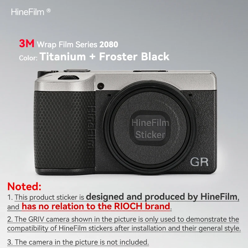 Фото Наклейка Hinefilm Skin для камеры RICOH GR4 IV для наклейки RICOH GRIV, оберточная крышка GR 4, защитная кожа №2