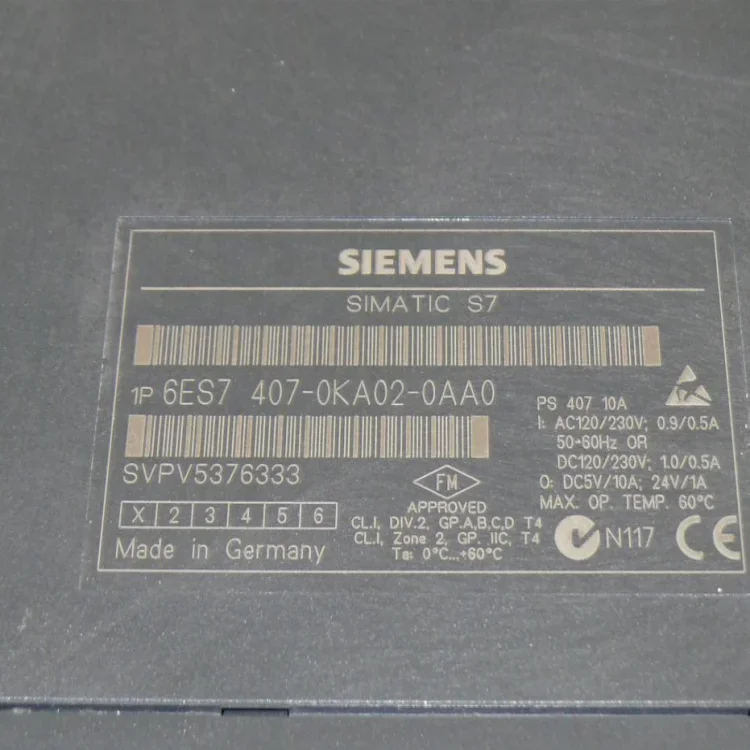 Оригинальный plc S7-400 series 6ES7407-0KA02-0AA0 6ES74070KA020AA0