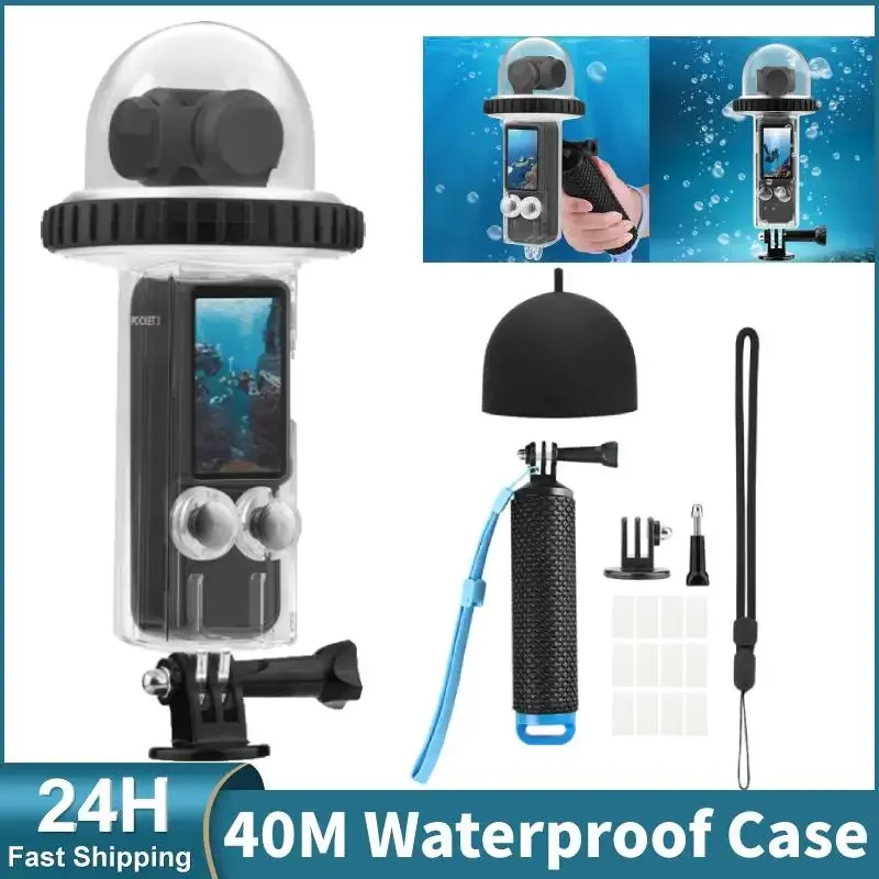 Водонепроницаемая фотокамера для подводной съемки DJI Osmo Pocket 3 40 м фотоаксессуары