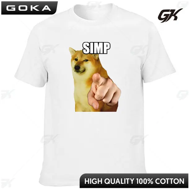 Мужская и женская футболка Cheems Doge Cowboy Shiba Inu с забавным узором хлопковая одежда