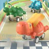 2022 new dinosaurs car kids toys for boys girls toddlers mini push slide back cars for montessori toys fidget toys easter gifts