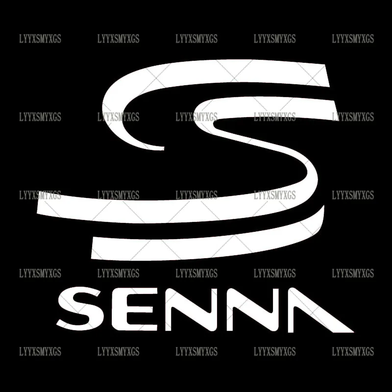 

Самоклеящиеся индивидуальные индивидуальные наклейки для автомобиля AYRTON SENNA, водостойкие солнцезащитные виниловые наклейки из ПВХ, автомобильные аксессуары