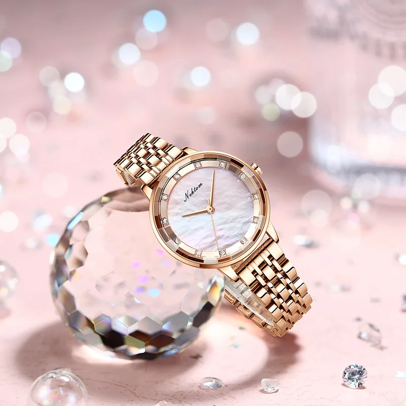 

New Top Brand Women Watches Fashion Quartz Watch Women Stainless Steel Waterproof Luxury Clock Watches Business Reloj Femme