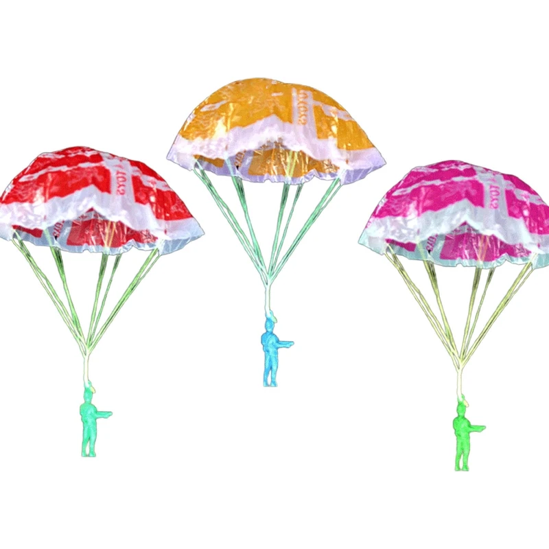

2-in-1 Throwing Parachute Toy Set Funny Toy Outdoor Game Accessories Kids Favors