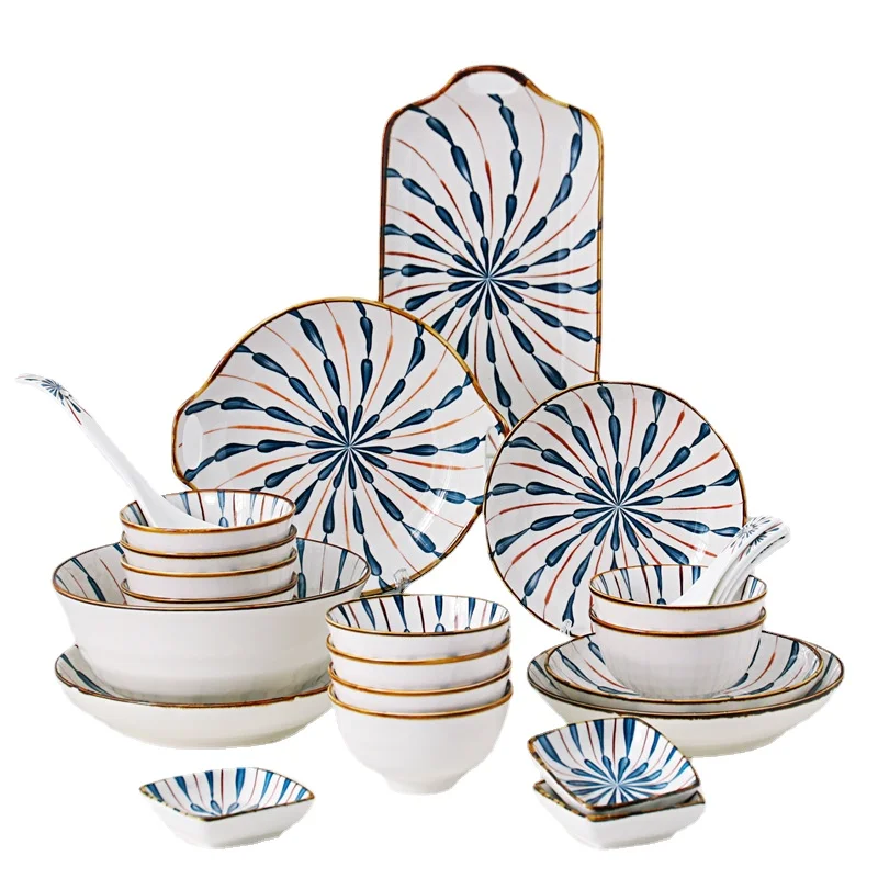 

Plate Sets Plates Dinnerware Dishes for Serving Dinner Table Complete Tableware of Dishes Pieces [object Object] Food Pottery