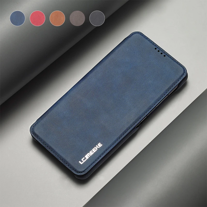 

Leather Flip Case For Samsung Galaxy A72 A53 A52 A12 A71 A70 A51 A50 A41 A40 A31 A30 A21S A20 E A11 M70S M40 M11 Card Slot Cover