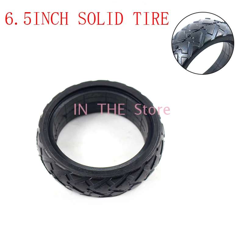 

6.5 inch off-road solid tire thickened wear-resistant tire suitable for electric scooter balance car accessories