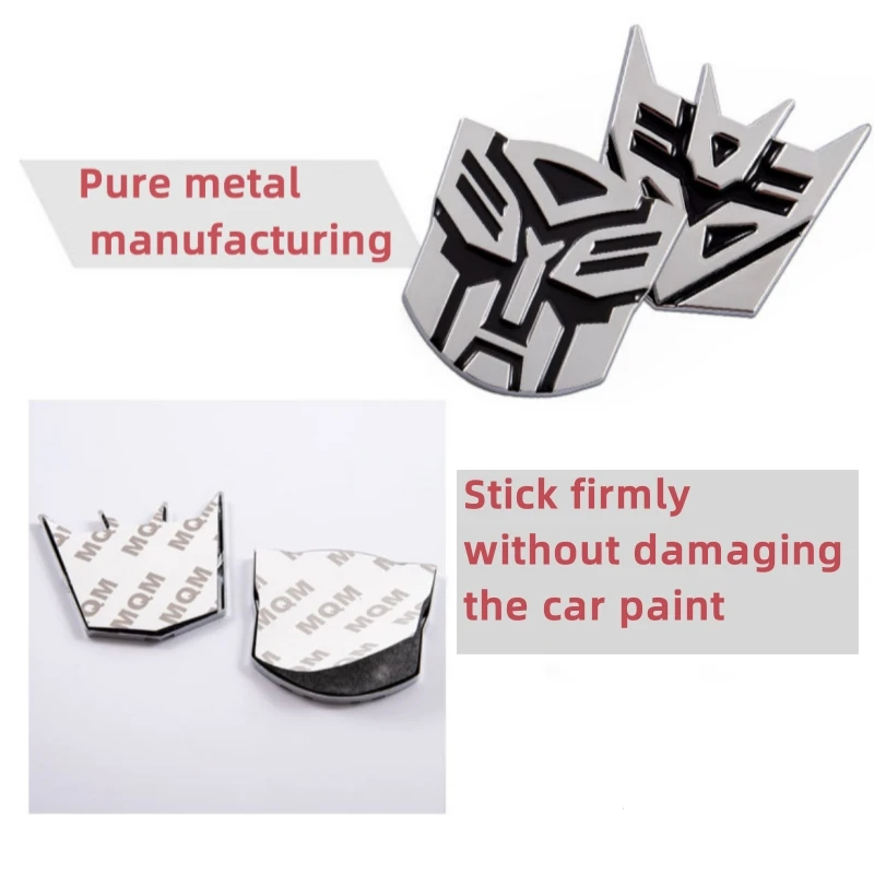 Эмблема Трансформера 3D металлические наклейки для автомобиля декоративная