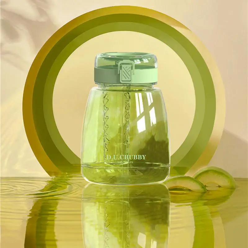 

1.3L Summer Portable Leak-proof Water Cup With Straw Outdoor Climbing Bicycle Drink Bottle Kettle Fitness Sports Coffee Mugs