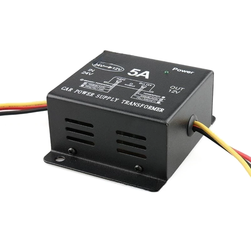 24 В до 12 5 А преобразователь напряжения модуль понижающего для автомобиля Прямая