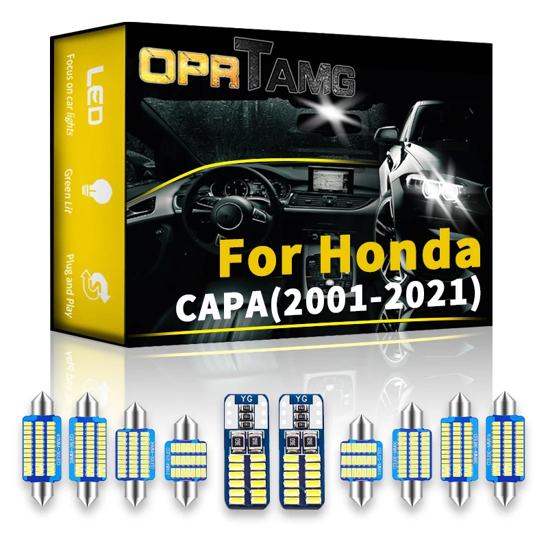 

OPRTAMG Canbus для Honda CAPA 2004 2005 2006 2007 2008 2009 2010-2022 светодиодсветильник лампа сигнальная лампа для чтения аксессуары для чтения