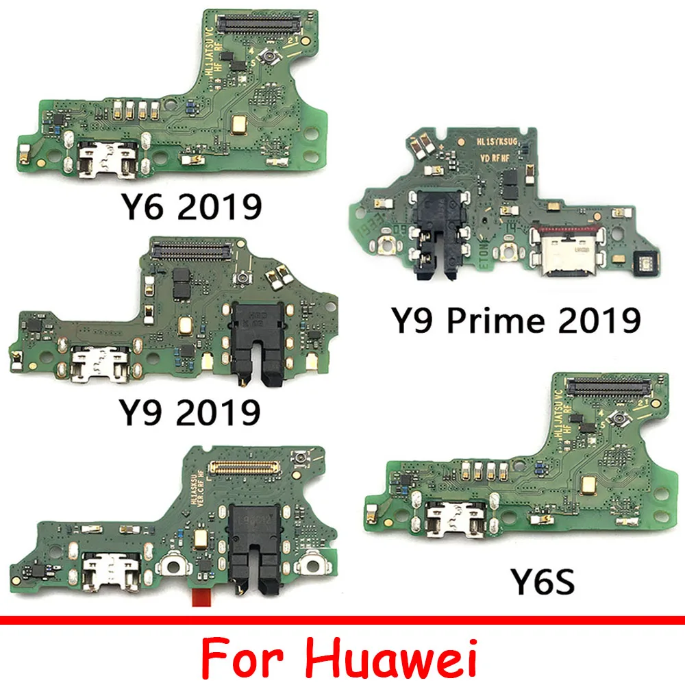 

Original USB Charging Port Dock Plug Connector Charger Board Flex For Huawei Y5 Y6 Y7 Y9 Prime 2018 2019 Y6P Y7P Y8P Y6S Y7A Y8S