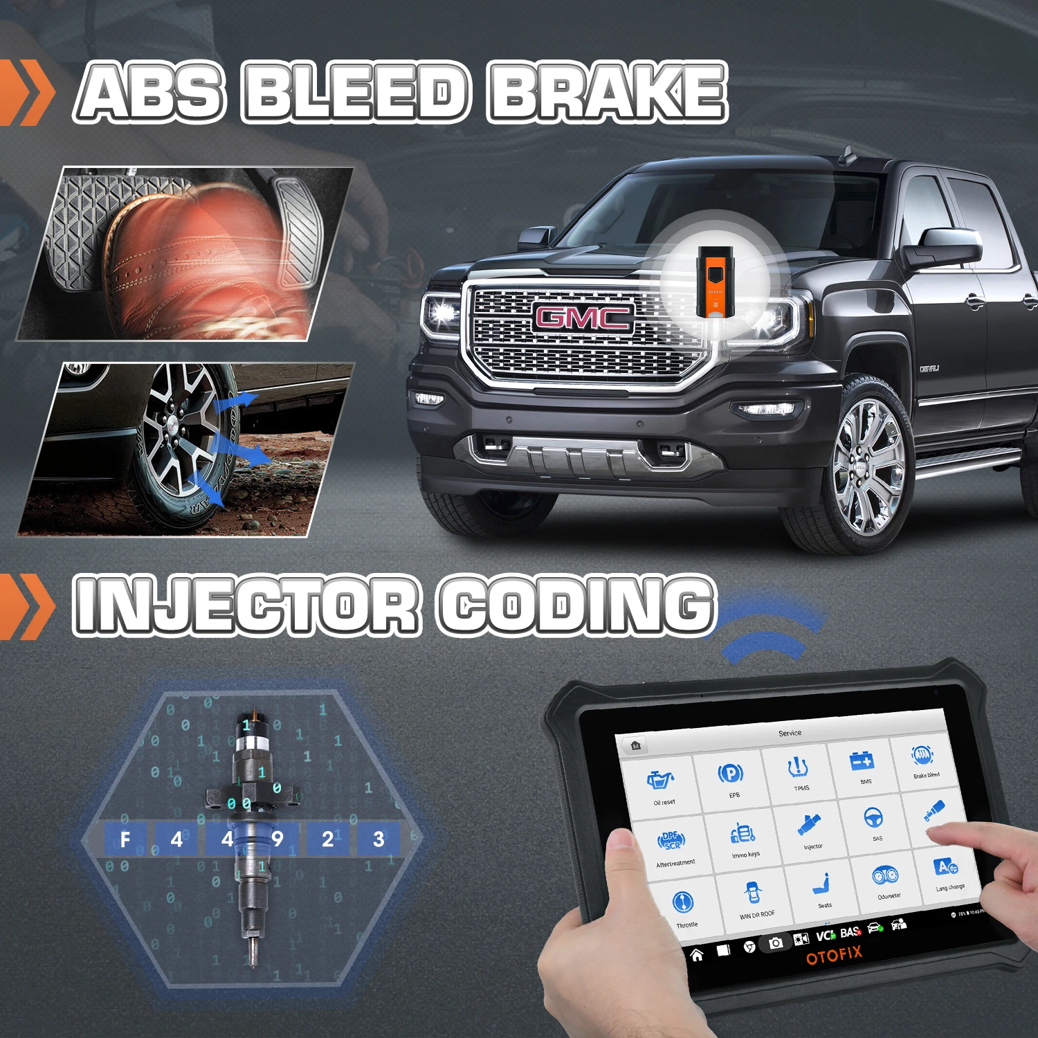Диагностический сканер Autel Robotics D1 Lite профессиональный OBD2 Автомобильный с