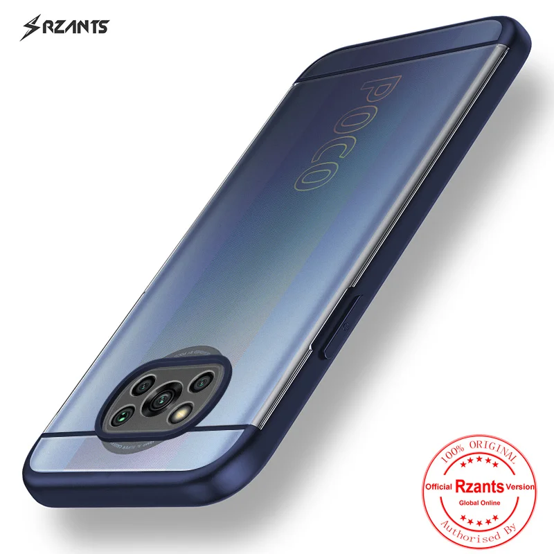 

Rzants For XiaomiPocoX3 PocoX3NFC pocoProX3 Simple Phone Case [White Shark] Frosted Matte Ultra thinTranslucent Anti-fingerprint